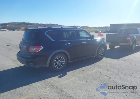 2020 Nissan Armada Sl 4Wd z USA, uszkodzony, nr VIN JN8AY2NC2L9618257